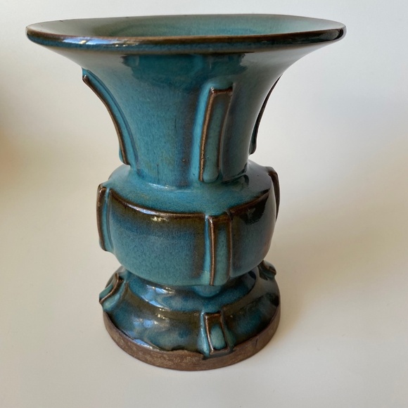 Vintage Chinese JUN Kiln Pottery Vase AS IS - Picture 7 of 15